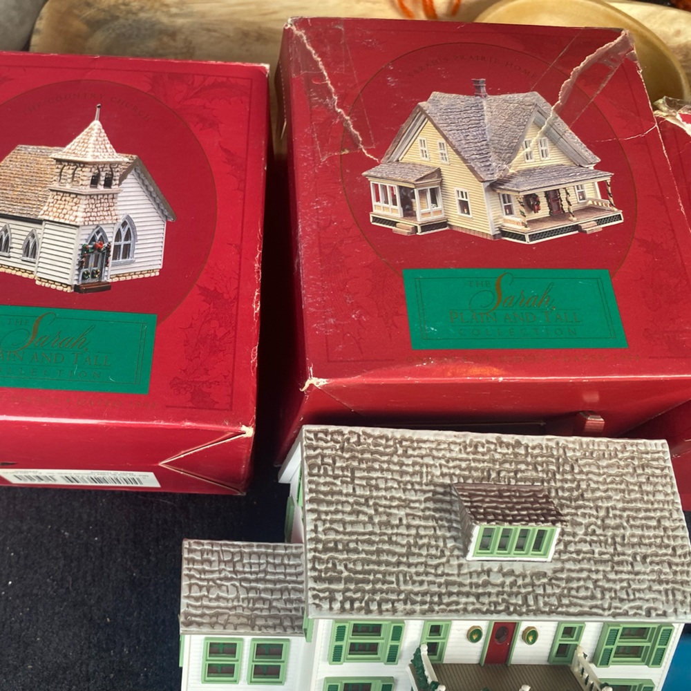 Sarah Plain and Tall houses set of 4